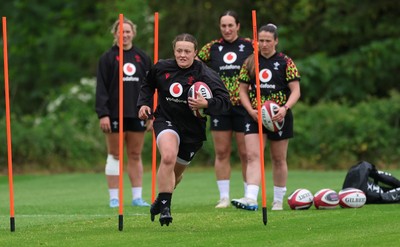 060526 - Wales Women Rugby Training Session - Lleucu George during training ahead of the 6 Nations match against Ireland