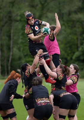 060526 - Wales Women Rugby Training Session - Bethan Lewis during training ahead of the 6 Nations match against Ireland