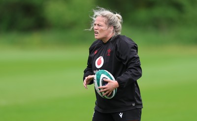 060526 - Wales Women Rugby Training Session - Kelsey Jones during training ahead of the 6 Nations match against Ireland