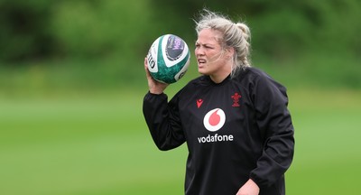 060526 - Wales Women Rugby Training Session - Kelsey Jones during training ahead of the 6 Nations match against Ireland