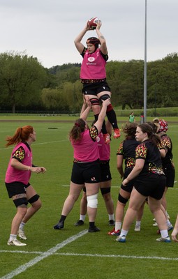 060526 - Wales Women Rugby Training Session - Bethan Lewis during training ahead of the 6 Nations match against Ireland