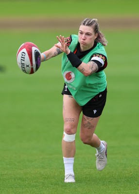 060526 - Wales Women Rugby Training Session - Keira Bevan during training ahead of the 6 Nations match against Ireland