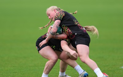 060526 - Wales Women Rugby Training Session - Nikita Prothero during training ahead of the 6 Nations match against Ireland
