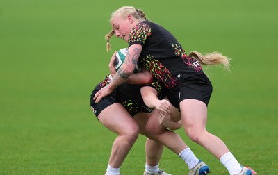 060526 - Wales Women Rugby Training Session - Nikita Prothero during training ahead of the 6 Nations match against Ireland