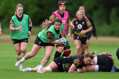 060526 - Wales Women Rugby Training Session - Kayleigh Powell during training ahead of the 6 Nations match against Ireland