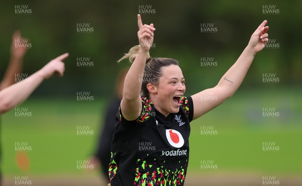 060526 - Wales Women Rugby Training Session - Alisha Joyce during training ahead of the 6 Nations match against Ireland