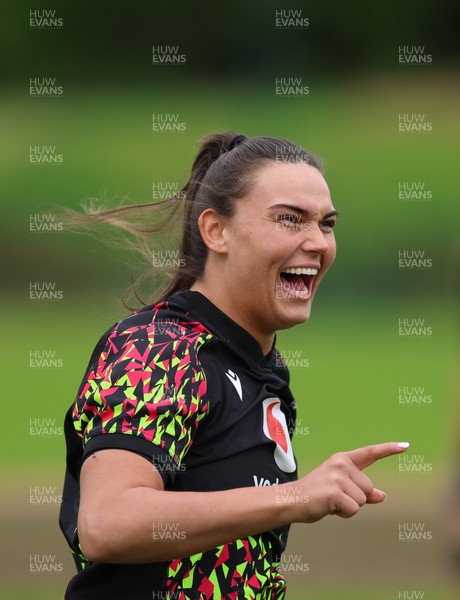 060526 - Wales Women Rugby Training Session - Bryonie King during training ahead of the 6 Nations match against Ireland