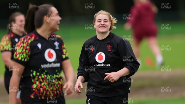 060526 - Wales Women Rugby Training Session - Bethan Lewis during training ahead of the 6 Nations match against Ireland
