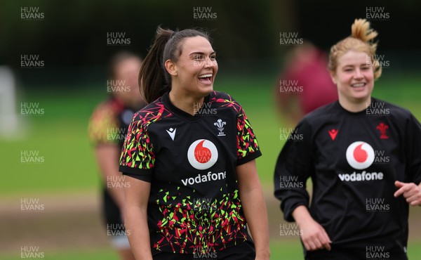 060526 - Wales Women Rugby Training Session - Bryonie King during training ahead of the 6 Nations match against Ireland