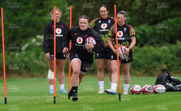 060526 - Wales Women Rugby Training Session - Lleucu George during training ahead of the 6 Nations match against Ireland