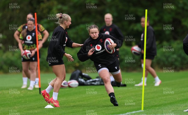 060526 - Wales Women Rugby Training Session - Lleucu George during training ahead of the 6 Nations match against Ireland