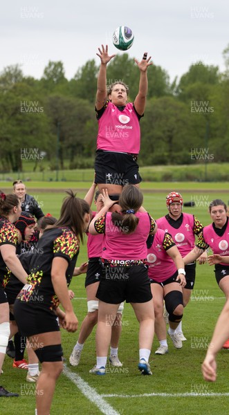 060526 - Wales Women Rugby Training Session - Natalia John during training ahead of the 6 Nations match against Ireland