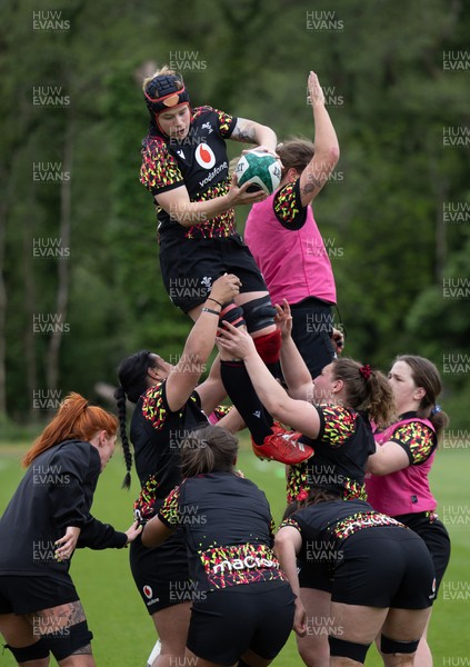 060526 - Wales Women Rugby Training Session - Bethan Lewis during training ahead of the 6 Nations match against Ireland