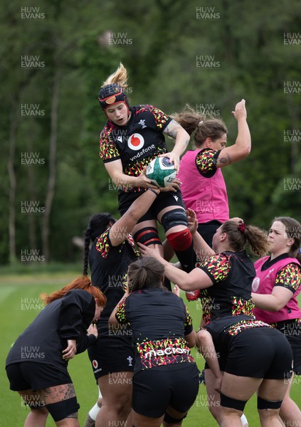 060526 - Wales Women Rugby Training Session - Bethan Lewis during training ahead of the 6 Nations match against Ireland