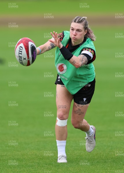 060526 - Wales Women Rugby Training Session - Keira Bevan during training ahead of the 6 Nations match against Ireland