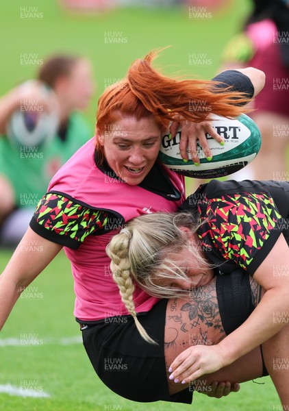 060526 - Wales Women Rugby Training Session - Georgia Evans during training ahead of the 6 Nations match against Ireland