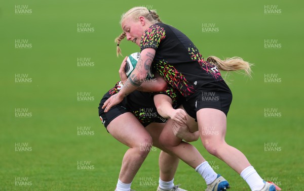 060526 - Wales Women Rugby Training Session - Nikita Prothero during training ahead of the 6 Nations match against Ireland
