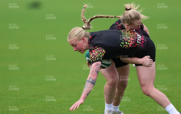 060526 - Wales Women Rugby Training Session - Nikita Prothero during training ahead of the 6 Nations match against Ireland