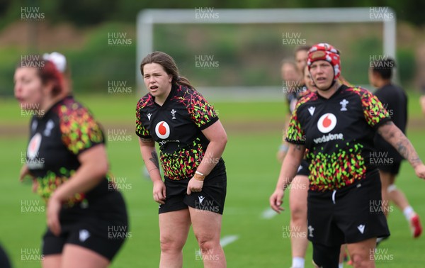 060526 - Wales Women Rugby Training Session - Maisie Davies during training ahead of the 6 Nations match against Ireland