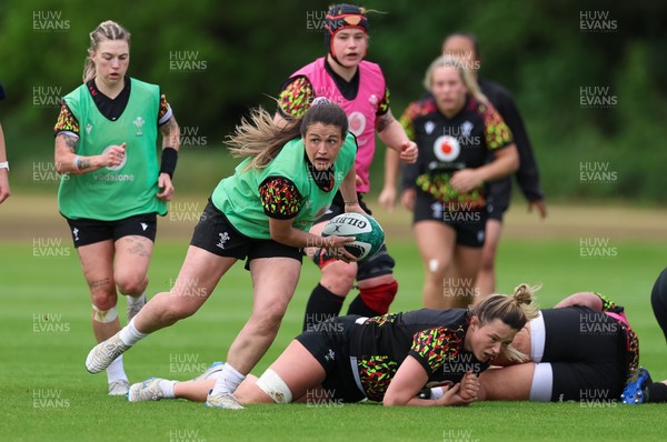 060526 - Wales Women Rugby Training Session - Kayleigh Powell during training ahead of the 6 Nations match against Ireland