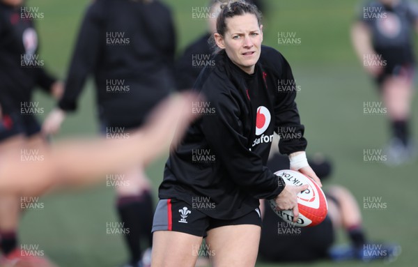070323 - Wales Women Rugby Training Session - Kerin Lake during training session
