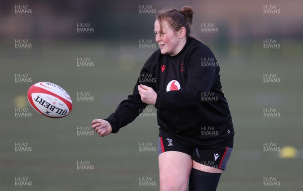 070323 - Wales Women Rugby Training Session - Caryl Thomas during training session