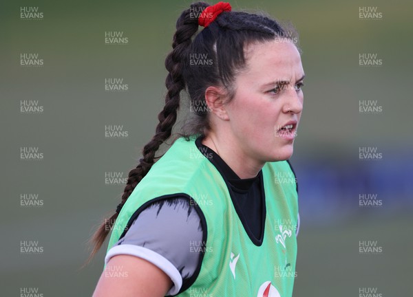 070323 - Wales Women Rugby Training Session - Ffion Lewis during training session