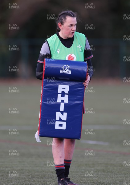 070323 - Wales Women Rugby Training Session - Charlie Munday during training session