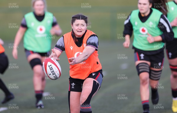 070323 - Wales Women Rugby Training Session - Robyn Wilkins during training session