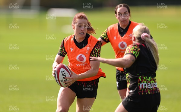 070426 - Wales Women Rugby Squad - Lisa Neumann during training session ahead of the opening Women’s 6 Nations match against Scotland