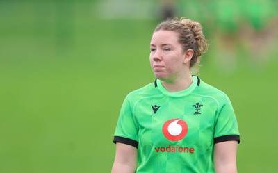 071026 Wales Women Rugby Training - Elan Jones during a rugby training session ahead of the WXV matches in Japan