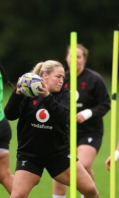 071026 Wales Women Rugby Training - Kelsey Jones during a rugby training session ahead of the WXV matches in Japan