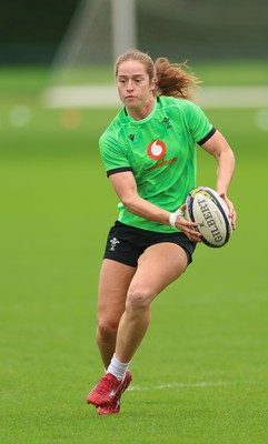 071026 Wales Women Rugby Training - Lisa Neumann during a rugby training session ahead of the WXV matches in Japan