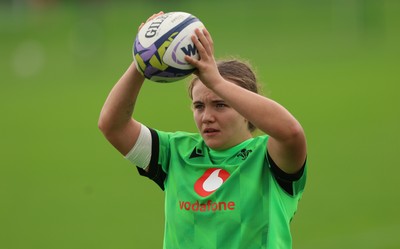 071026 Wales Women Rugby Training - Shanelle Williams during a rugby training session ahead of the WXV matches in Japan