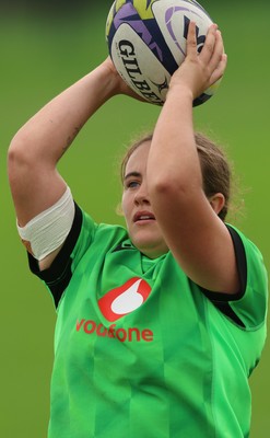 071026 Wales Women Rugby Training - Shanelle Williams during a rugby training session ahead of the WXV matches in Japan