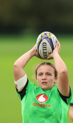 071026 Wales Women Rugby Training - Shanelle Williams during a rugby training session ahead of the WXV matches in Japan