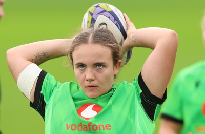 071026 Wales Women Rugby Training - Shanelle Williams during a rugby training session ahead of the WXV matches in Japan