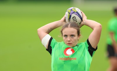 071026 Wales Women Rugby Training - Shanelle Williams during a rugby training session ahead of the WXV matches in Japan