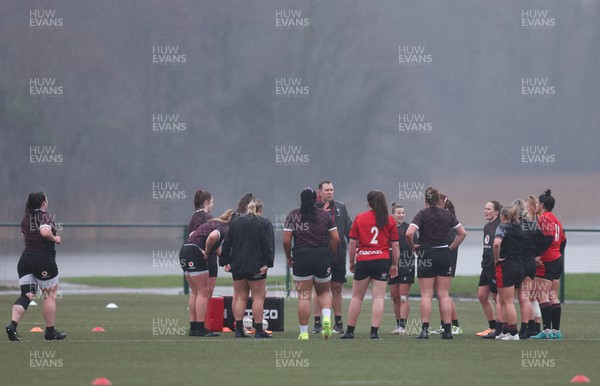 130224 - Wales Women Extended Squad Training session - Members of the Wales Women squad during training session as preparations get under way for the Women’s 6 Nations