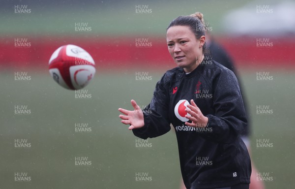 130224 - Wales Women Extended Squad Training session - Alisha Butchers during training session as preparations get under way for the Women’s 6 Nations