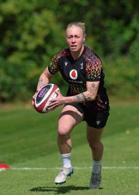 130526 - Wales Women Rugby Training - Nikita Prothero during a rugby training session ahead of their final Women’s 6 Nations match against Italy