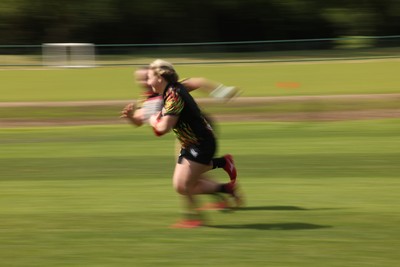 130526 - Wales Women Rugby Training - Molly Reardon during a rugby training session ahead of their final Women’s 6 Nations match against Italy