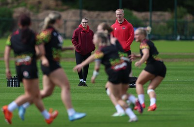 130526 - Wales Women Rugby Training - during a rugby training session ahead of their final Women’s 6 Nations match against Italy