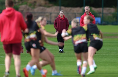 130526 - Wales Women Rugby Training - during a rugby training session ahead of their final Women’s 6 Nations match against Italy