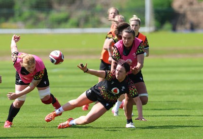 130526 - Wales Women Rugby Training - Sian Jones during a rugby training session ahead of their final Women’s 6 Nations match against Italy