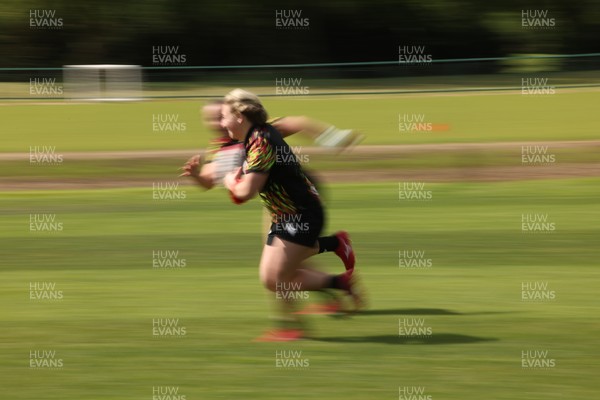 130526 - Wales Women Rugby Training - Molly Reardon during a rugby training session ahead of their final Women’s 6 Nations match against Italy