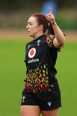 140426 - Wales Women Rugby Training - Sian Jones during a rugby training session ahead of the Women’s 6 Nations match against France