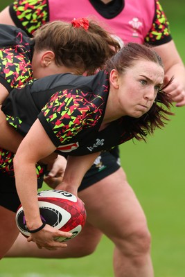 140426 - Wales Women Rugby Training - Sian Jones during a rugby training session ahead of the Women’s 6 Nations match against France
