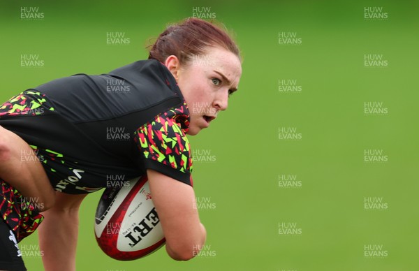 140426 - Wales Women Rugby Training - Sian Jones during a rugby training session ahead of the Women’s 6 Nations match against France