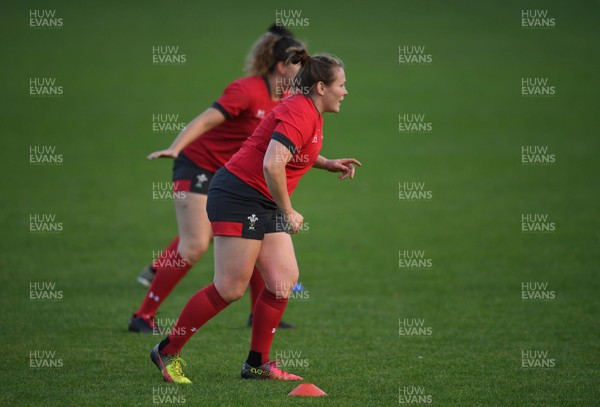 140920 - Wales Women Rugby Training - Caryl Thomas during training
